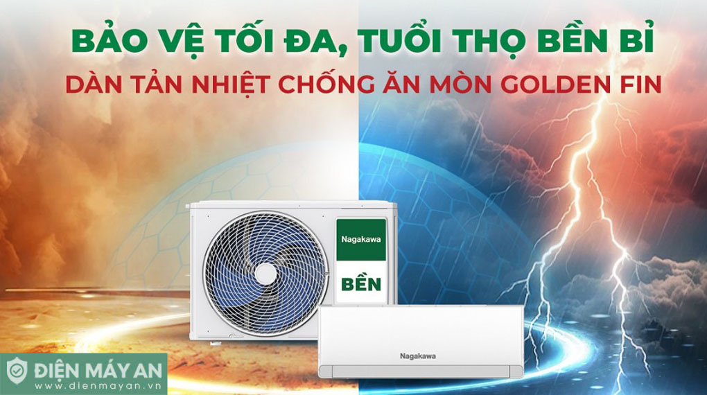 Điều hòa Nagakawa Inverter 12000 BTU 1 chiều NIS-C12R2U51